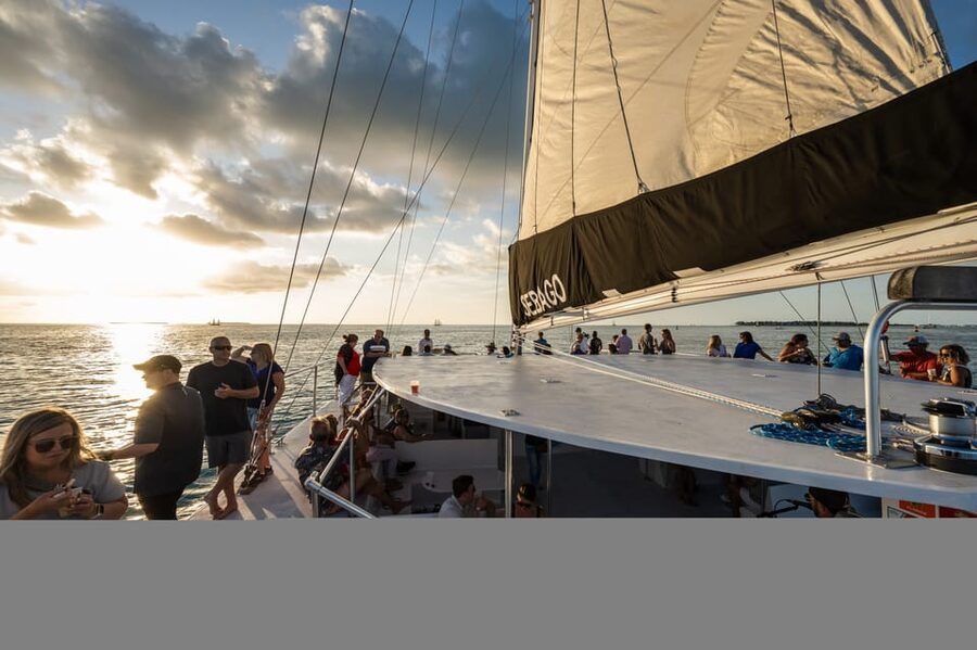 Captain's Choice: Dolphin Watch Sunset Sail - Getting the Perfect Sunset Angle: Captain’s Positioning