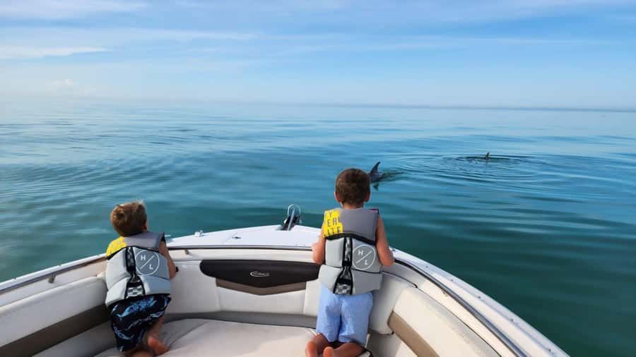 Dolphin & Snorkeling Key West - Sandbar relaxation with shallow-water views