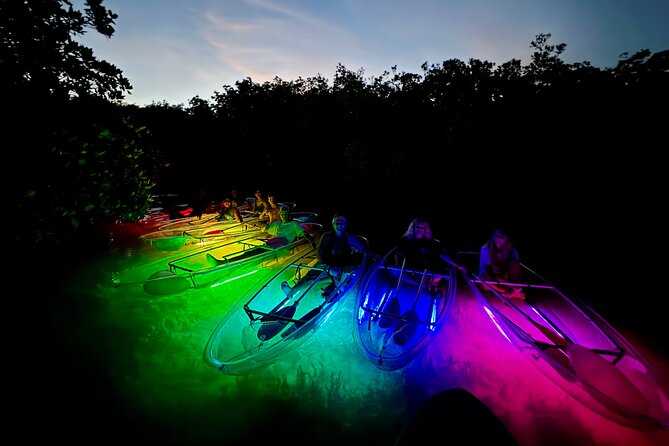 Guided Night Kayak Adventure Tour in Luminous Lagoon - Night kayaking in Key West: what the LED lights actually show