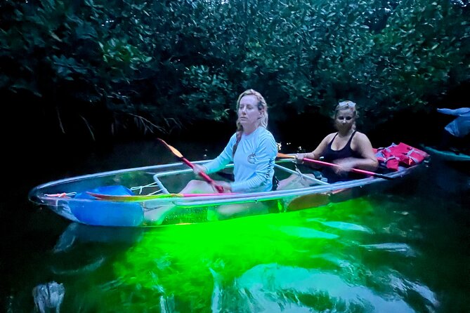 Guided Night Kayak Adventure Tour in Luminous Lagoon - What to wear and bring: staying comfortable when you get splashed