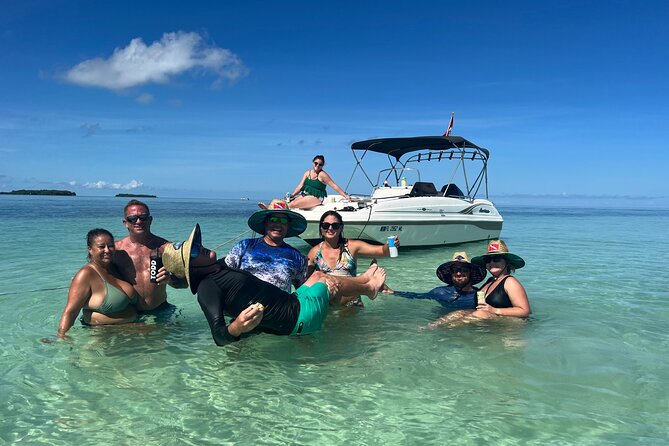 Half Day Key West Boat Experience — Swim, Sip & Soak Up the Sun! - Stop 1: Jewfish Sandbar for Shallow Swim, Float, and Sip