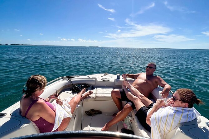 Half Day Key West Boat Experience — Swim, Sip & Soak Up the Sun! - Price and Value: $549.95 per Group (Up to 10) Plus Captain Fee