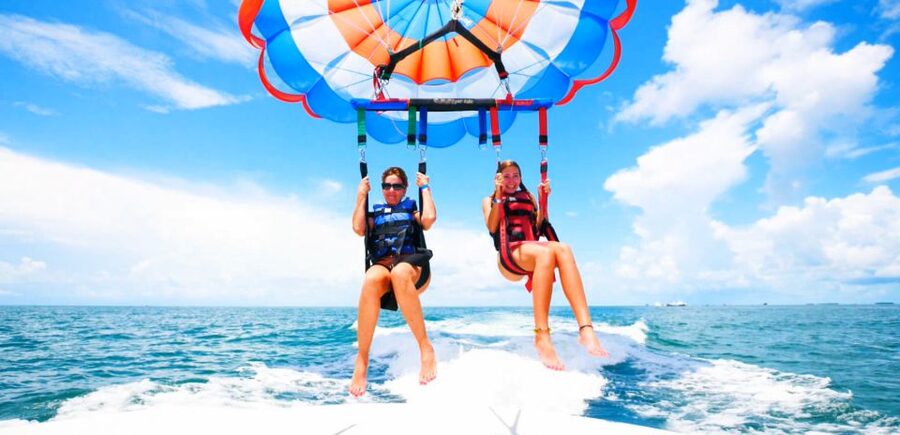 Key West: All-Inclusive Water Sports Package with Lunch - Inflatables, Slides, and the Iceberg Climb: For Thrill Seekers