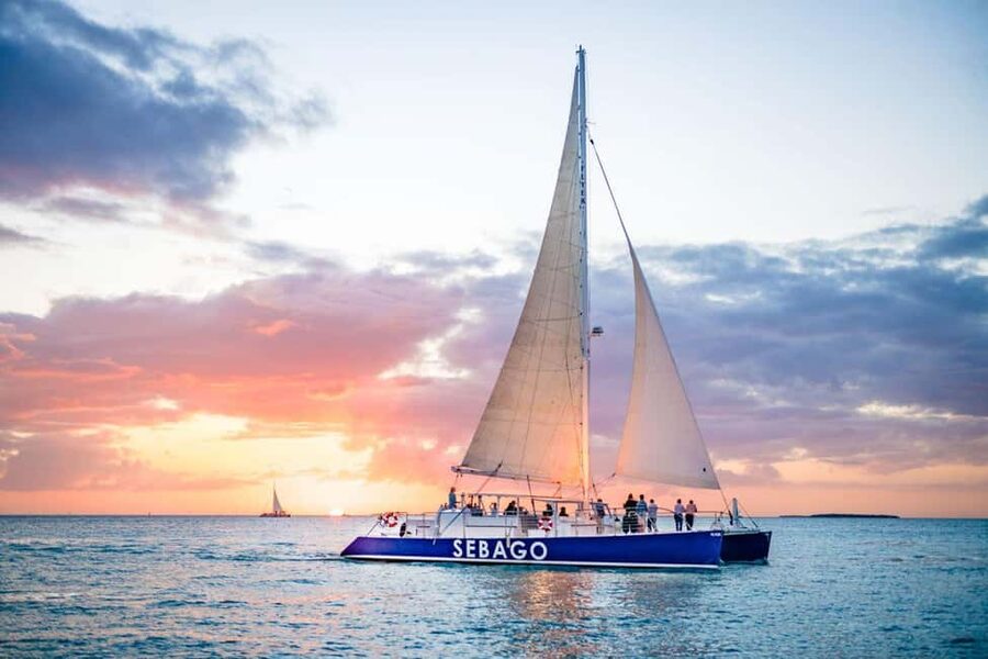 Key West: Catamaran Champagne Sunset Sail - Marquesa Comfort Plus the Drinks Flow