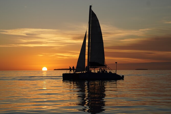 Key West Dolphin Watch and Sunset Sail on Catamaran - A 3-hour flow: snacks, dolphin searching, then sunset