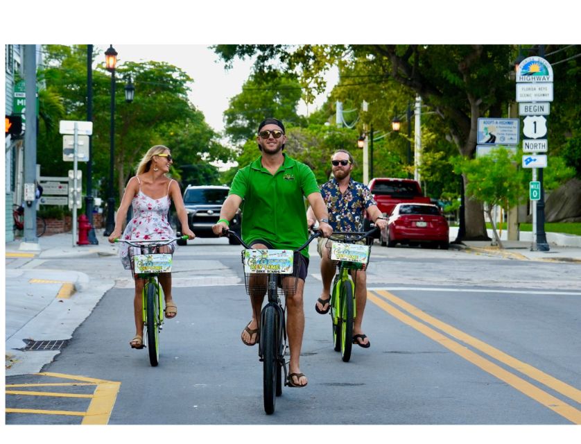 Key West: Guided Bicycle Tour with Key Lime Pie - Old Town history starts at Mallory Square