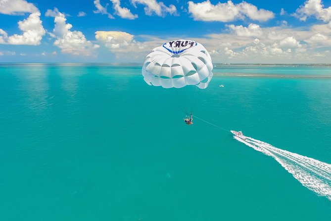 Key West Parasailing Adventure above Emerald Blue Waters - Rising to About 300 Feet Over Key West Waters