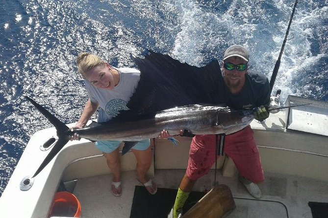 Key West Private Fishing Charters- 4 HRS 36 FT HATTERAS COWBOY - Fish Chances: Expect Variability, Then Get a Better Day Anyway
