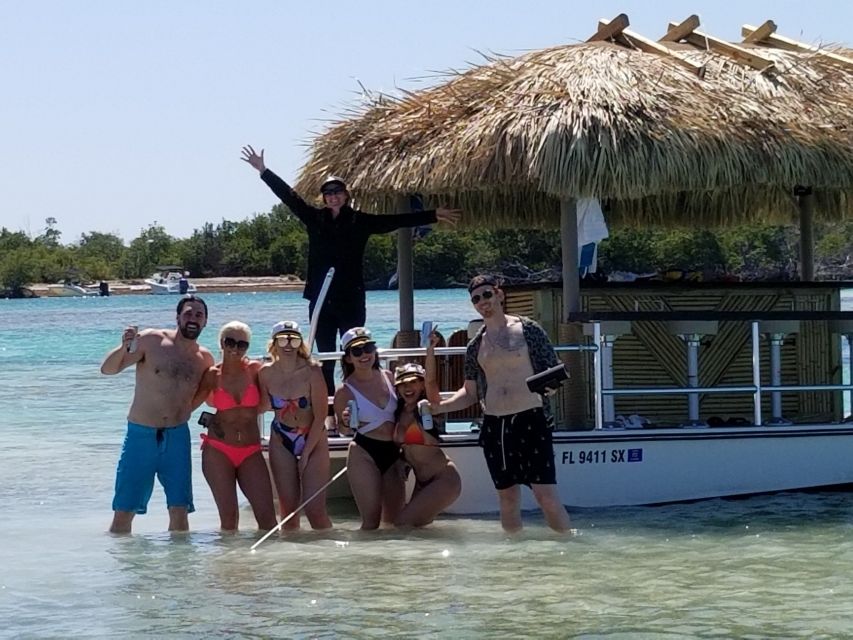 Key West: Private Tiki Bar Party Boat & Mini Sandbar - A Two-Hour Tiki Boat Party That Keeps Things Simple