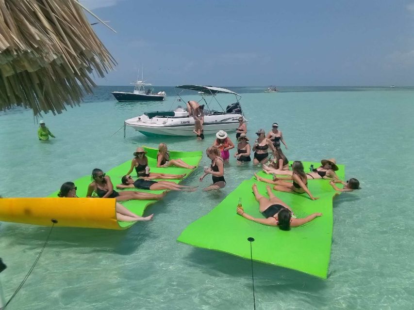 Key West: Private Tiki Bar Party Boat & Mini Sandbar - Captain Energy Matters: Madison and the Knowledge Factor