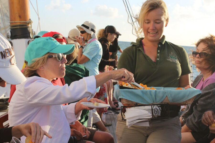 Key West: Schooner Sunset Sail with Food & Drinks - Wildlife chances: dolphins, sea turtles, and birds