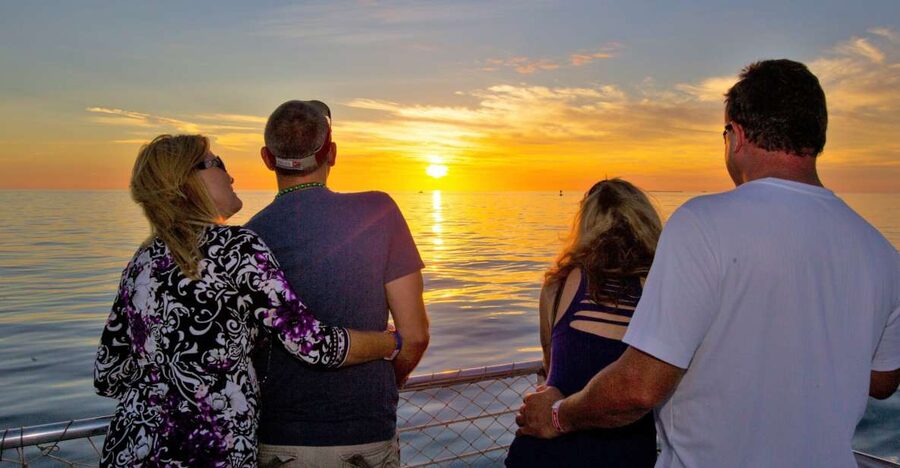 Key West Signature Sunset Cruise with Open Bar, Food & Music - Entering the Key West Harbor: what the start feels like
