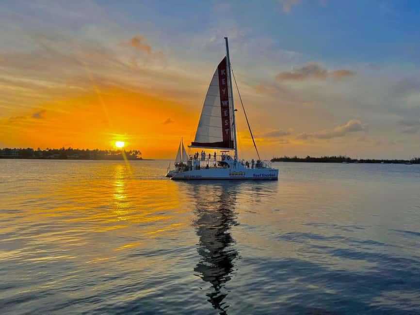Key West Signature Sunset Cruise with Open Bar, Food & Music - Deck setup and group size: how to pick your spot