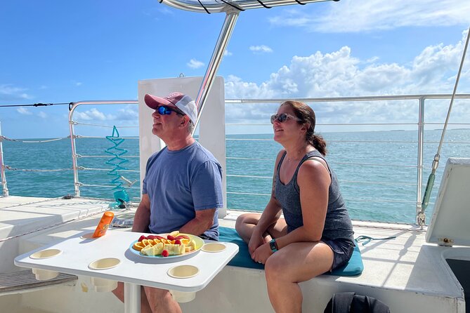 Key West: Sunset Sail + Reef Snorkel & Sandbar - The Sunset Sail Back: Deck Space, Fruit Snacks, and Photo-Friendly Views
