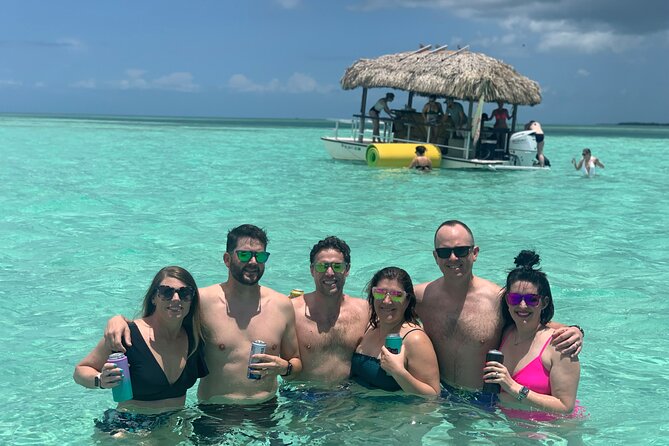 Key West Tiki Bar Boat to Popular Sand Bar with Turquoise Waters - Board the Tiki Boat and Set Your Own Vibe
