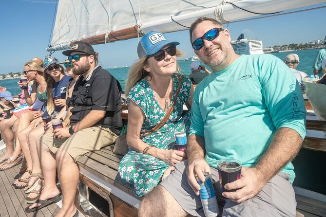 Key West Wreckers Race Aboard Schooner America 2.0 - What $111.80 buys you: drinks, lunch, and a full-on deck experience