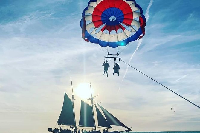 Parasailing over the Historic Key West Seaport - Sunset Watersports at Key West’s working waterfront
