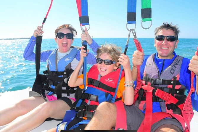 Parasailing over the Historic Key West Seaport - Safety, comfort, and what the crew does with nervous first-timers