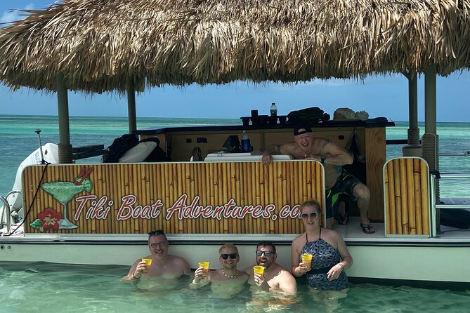Private 2-Hour Tiki Boat Party in Key West & Mini Sandbar - Quick hits before you book