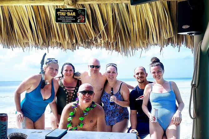 Private 2-Hour Tiki Boat Party in Key West & Mini Sandbar - On-board comfort and what you’re responsible for