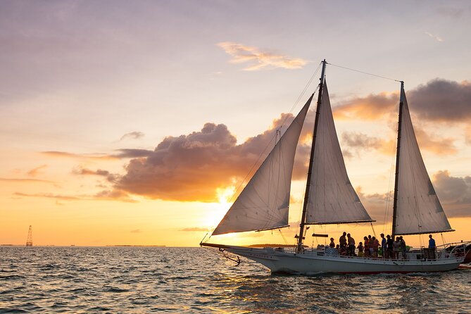 Private 2-Hour Wind and Wine Sunset Sail in Key West - The 65-Foot Schooner Sunset Scene in Key West