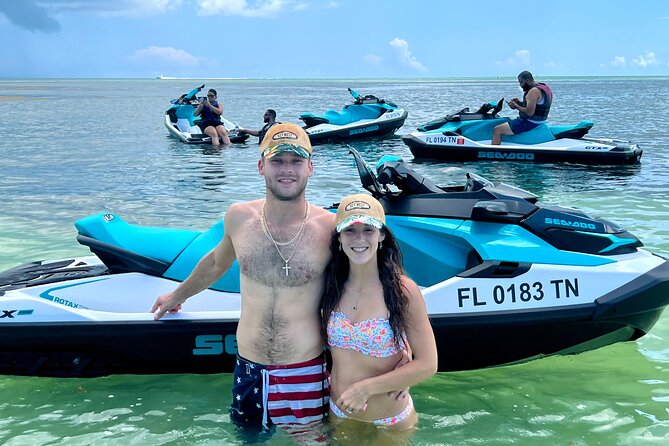 Smaller Groups = Better Experience! Key West Jet Ski Adventure - Stop 4: Sandbar Break for Swimming and Photos